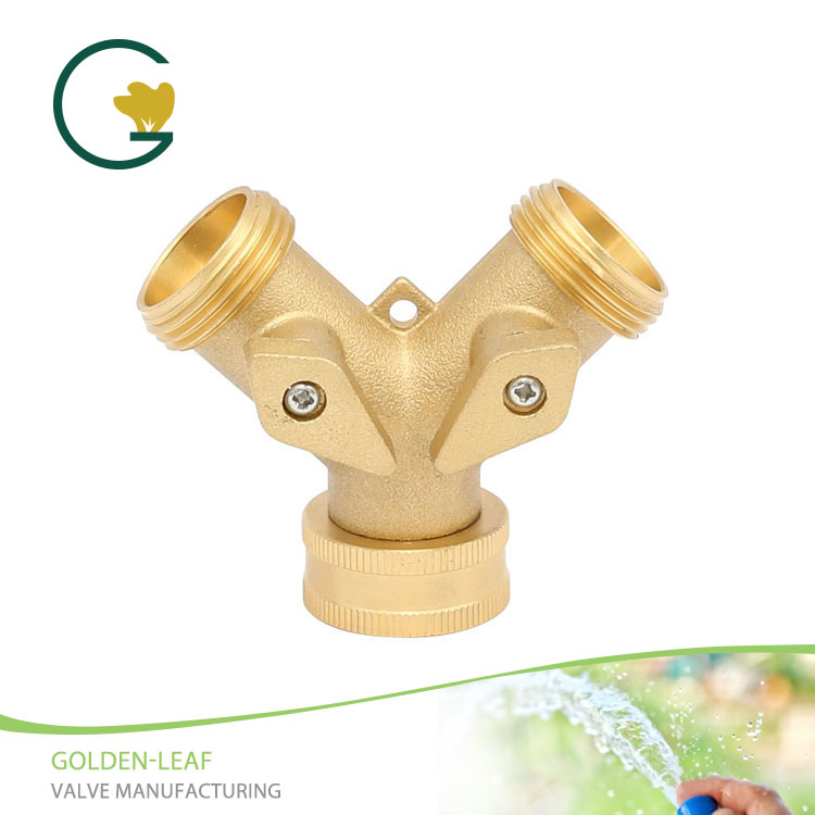 Anti-tarnishing treatment para sa copper passivation liquid ng Brass 2 Way Garden Hose Connector